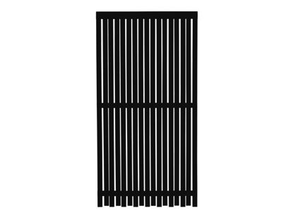 Plus Nagano Sichtschutz-Zaun Schwarz 90 × 180 cm
