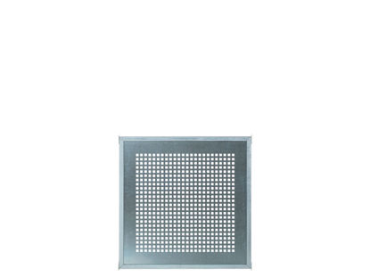 Plus Cubic Rahmenzaun mit perforierte Stahlplatte 90 x 90 cm