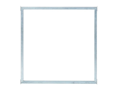 Plus Glaszaun mit Rahmen Klarglas 90 x 90 cm