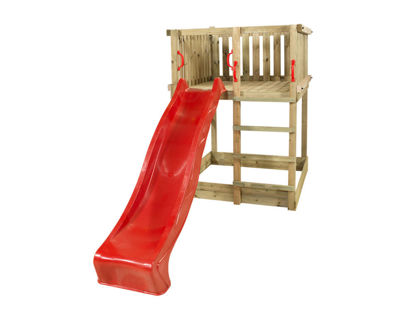 Plus Play Spielturm mit roter Rutsche 350 x 132 x 200 cm