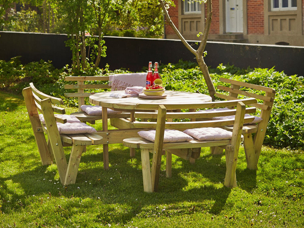 Plus A/S hochwertige dänische Zäune, Sichtschutz, Möbel fürs Freie