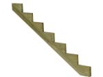 Bild von Plus Treppenwange 7-stufig druckimprägniert 175 x 119 cm