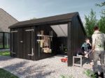 Immagine di Plus Gartengebäude Multihaus offen mit Doppeltor 432 x 248 cm