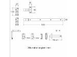 Immagine di Plus Beschlags-Set für hohe Einzeltore / Einzeltüren mit verzinkten justierbaren Bändern