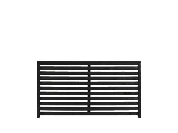 Bild von Plus Kyoto Zaun schwarz 160 x 90 cm