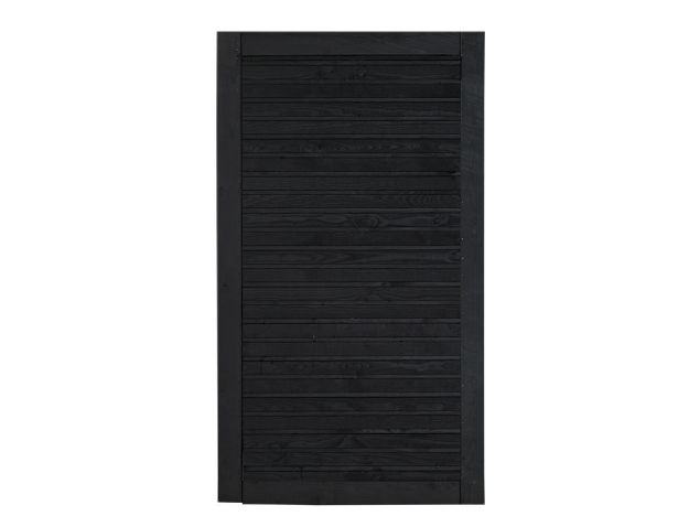 Immagine di Plus Plank Gartentüre Fichte schwarz 100 x 163 cm