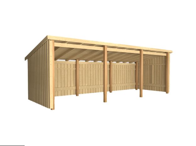 Bild von Plus Gartengebäude Nordic Multihaus offen 635 x 218 cm