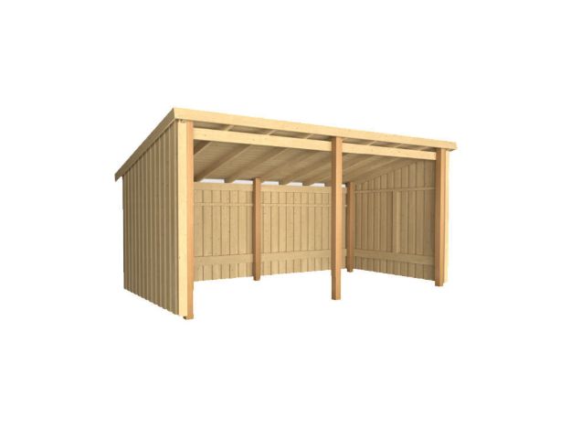 Bild von Plus Gartengebäude Nordic Multihaus offen 432 x 218 cm