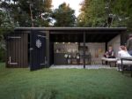 Bild von Plus Gartengebäude Nordic Multihaus offen mit Doppeltor 635 x 218 cm - Dachpappe, Aluleisten und Bodenanker