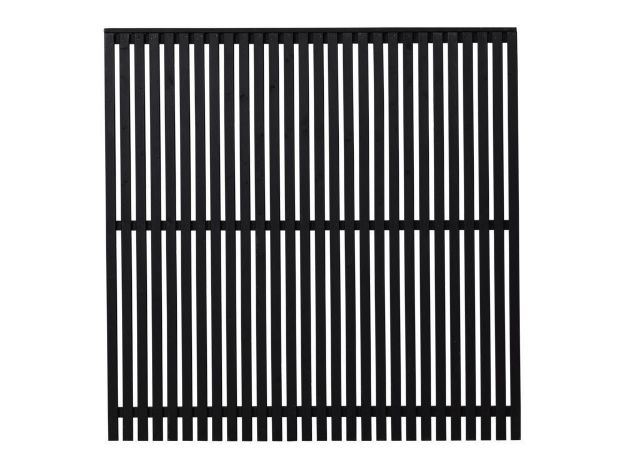 Bild von Plus Sendai Sichtschutzzaun Kiefer-Fichte schwarz 180 × 180 cm