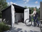 Bild von Plus Gartengebäude Nordic Multihaus geschlossen mit Doppeltüre 432 x 218 cm - Dachpappe, Aluleisten und Bodenanker