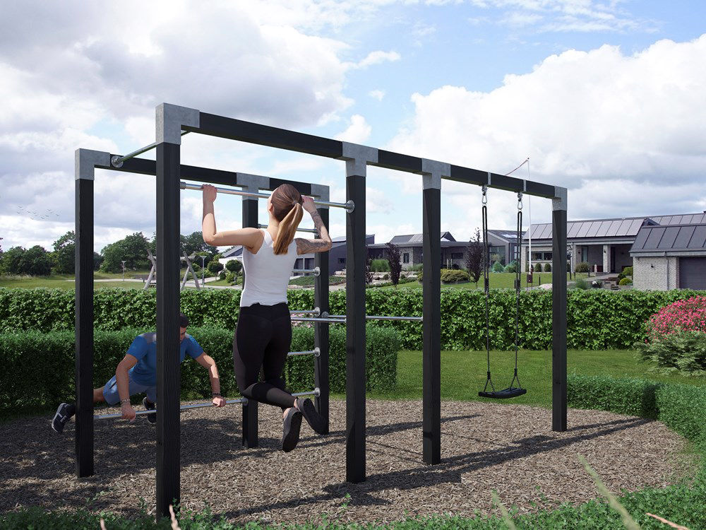 32+ Reckstangen Garten, Outdoor turnreck mit sprossenwand,