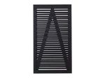 Image de Plus Osaka Sichtschutz-Gartentüre Kiefer-Fichte schwarz 100 x 180 cm