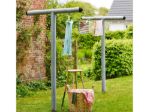 Image de Plus Pipe Trockengestell Stahl verzinkt 290 cm x d=10 cm mit Leine