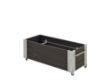 Immagine di Plus Cubic rollender Blumenkasten 120 x 50 x 45 cm schwarz