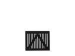 Bild von Plus Sendai Gartentüre Einzeltor Kiefer-Fichte schwarz 100 × 80 cm