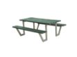 Image de Plus Wega Picknicktisch Retex Upcycling grün 177 cm