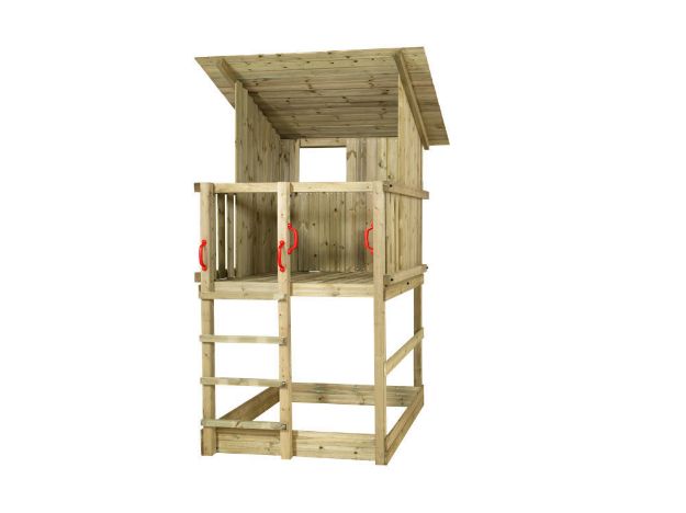 Bild von Plus Play Spielturm mit Dach 149 x 139 x 283 cm