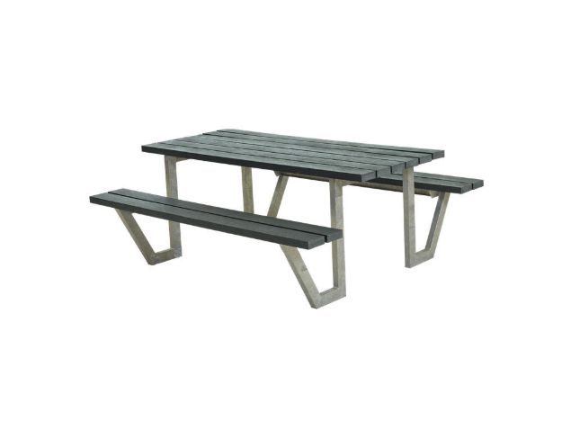 Bild von Plus Wega Picknicktisch Retex Upcycling grau 177 cm