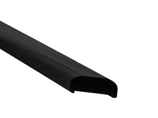 Bild von Plus Handlauf aus Mahagoni 197 cm schwarz, Gehrung rechts