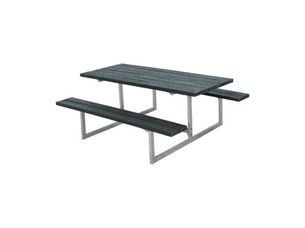 Bild von Plus Basic Picknicktisch ReTex Upcycling grau 177 x 160 x 73 cm AKTIONSPREIS