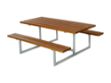 Image de Plus Basic Picknicktisch teakfarben 177 x 160 x 73 cm Garten-Sitzgruppe