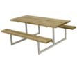 Image de Plus Basic Picknicktisch Kiefer-Fichte druckimprägniert 177 x 160 x 73 cm