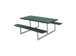 Bild von Plus Basic Picknicktisch ReTex Upcycling grün 177 x 160 x 73 cm AKTIONSPREIS
