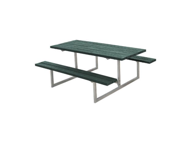 Bild von Plus Basic Picknicktisch ReTex Upcycling grün 177 x 160 x 73 cm AKTIONSPREIS