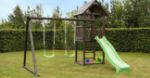 Bild von Plus Play Spielturm mit Dach und roter Rutsche 350 x 132 x 283 cm