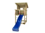 Bild von Plus Play Spielturm mit Dach und blauer Rutsche 350 x 132 x 283 cm