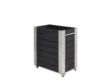 Bild von Plus Cubic rollender Blumenkasten 87 x 50 x 95 cm schwarz