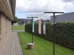 Immagine di Plus Pipe Trockengestell Stahl schwarz 235 cm x d=4,2 cm mit Leine