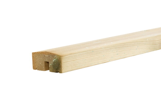 Immagine di Plus Klink - Plank mittleres Abschlussbrett druckimprägniert Länge 174 cm