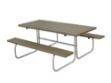 Immagine di Plus Classic Picknicktisch Kiefer-Fichte graubraun 177 x 155 cm
