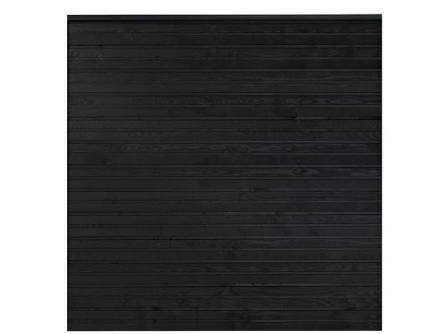 Bild von Plus Plank Profilzaun Fichte schwarz 174 x 166 cm