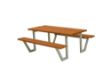 Immagine di Plus Wega Picknicktisch Kiefer-Fichte teakfarben 177 cm