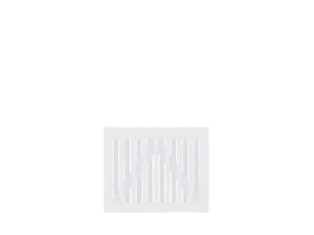 Image de Plus Nagano Gartentüre Einzeltor Kiefer-Fichte weiss 100 × 80 cm