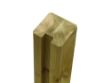 Image de Plus Abschlusspfosten Leimholz-Profilpfosten 1 Nut druckimprägniert 9 x 9 x 186 cm