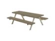 Bild von Plus Alpha Junior Picknicktisch Kiefer-Fichte graubraun 177 x 118 x 57cm