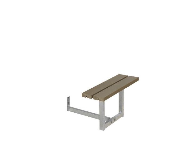 Immagine di Plus Anbausatz komplett für Basic Picknicktisch Kiefer-Fichte graubraun  77 cm