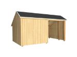 Immagine di Plus Multihaus Shelter 432 x 248 x 250 cm mit Dachpappe und Aluleisten