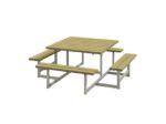 Image de Plus Picnic Picknicktisch 8-Sitzer druckimprägniert 200 cm