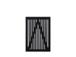Plus Sendai Gartentüre Einzeltor Kiefer-Fichte schwarz 100 × 140 cm
