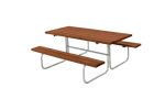 Immagine di Plus Classic Picknicktisch teakfarben 177 x 155 cm