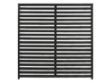 Plus Kyoto Zaun schwarz 160 x 160 cm