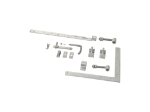 Plus Nagano Gartentor Einzeltor Kiefer-Fichte schwarz 100 × 140 cm mit Beschlägen
