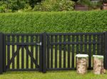 Image de Plus Country Einzeltor Gartentor schwarz 100 x 98 cm mit Beschlägen