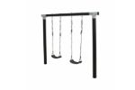 Bild von Plus Cubic Schaukelgestell mit 2 Schaukeln 268 x 9 x 209 cm schwarz