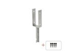 Image de Plus Urban rollbarer Picknick Pflanztisch - Grilltisch mit 2 Regalfächern Kiefer-Fichte druckimprägniert 100 cm